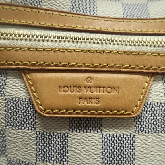 Louis Vuitton Evora White Damier Azur Canvas Satchel 1026-020525 - Picture 10 of 12